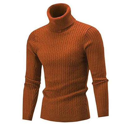 Winter Men's High Quality Turtleneck Sweater