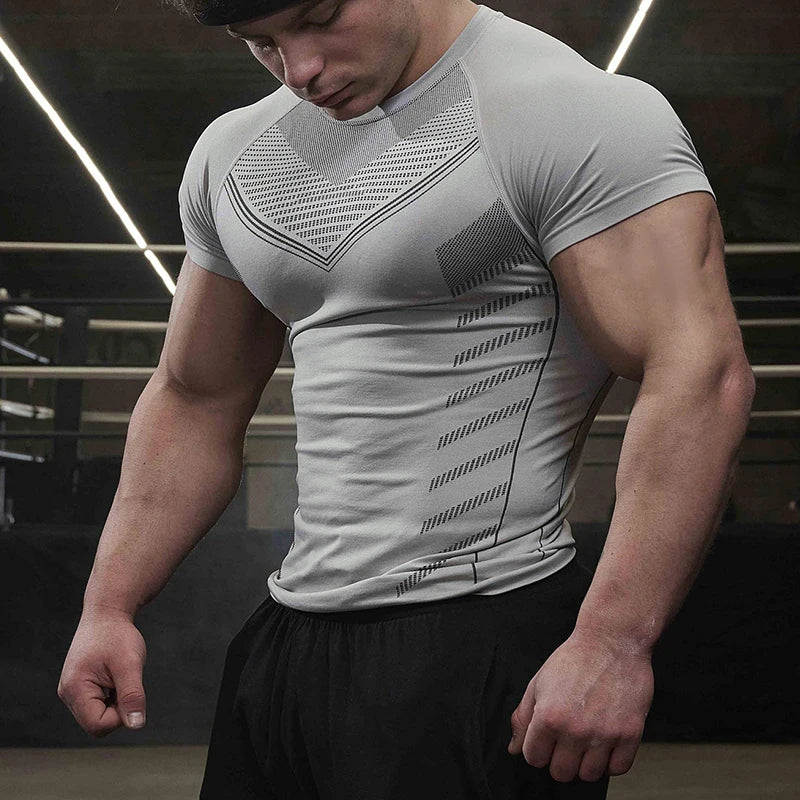 Stylish Men's Gym Performance T-Shirt