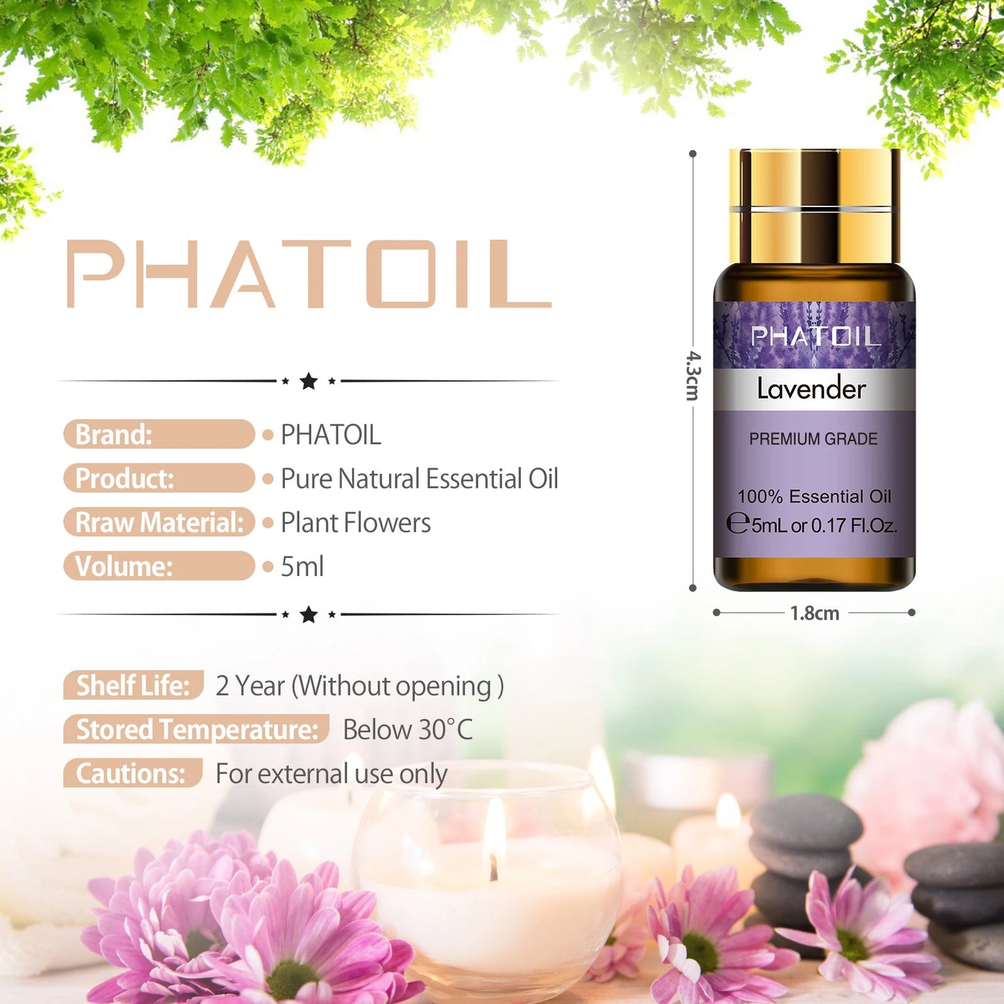 Pure Essential Oils 15pcs