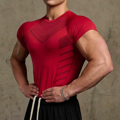 Stylish Men's Gym Performance T-Shirt