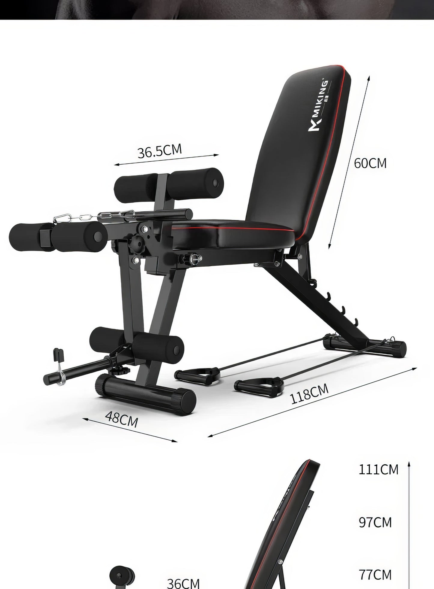 Draagbare Fitness Bench