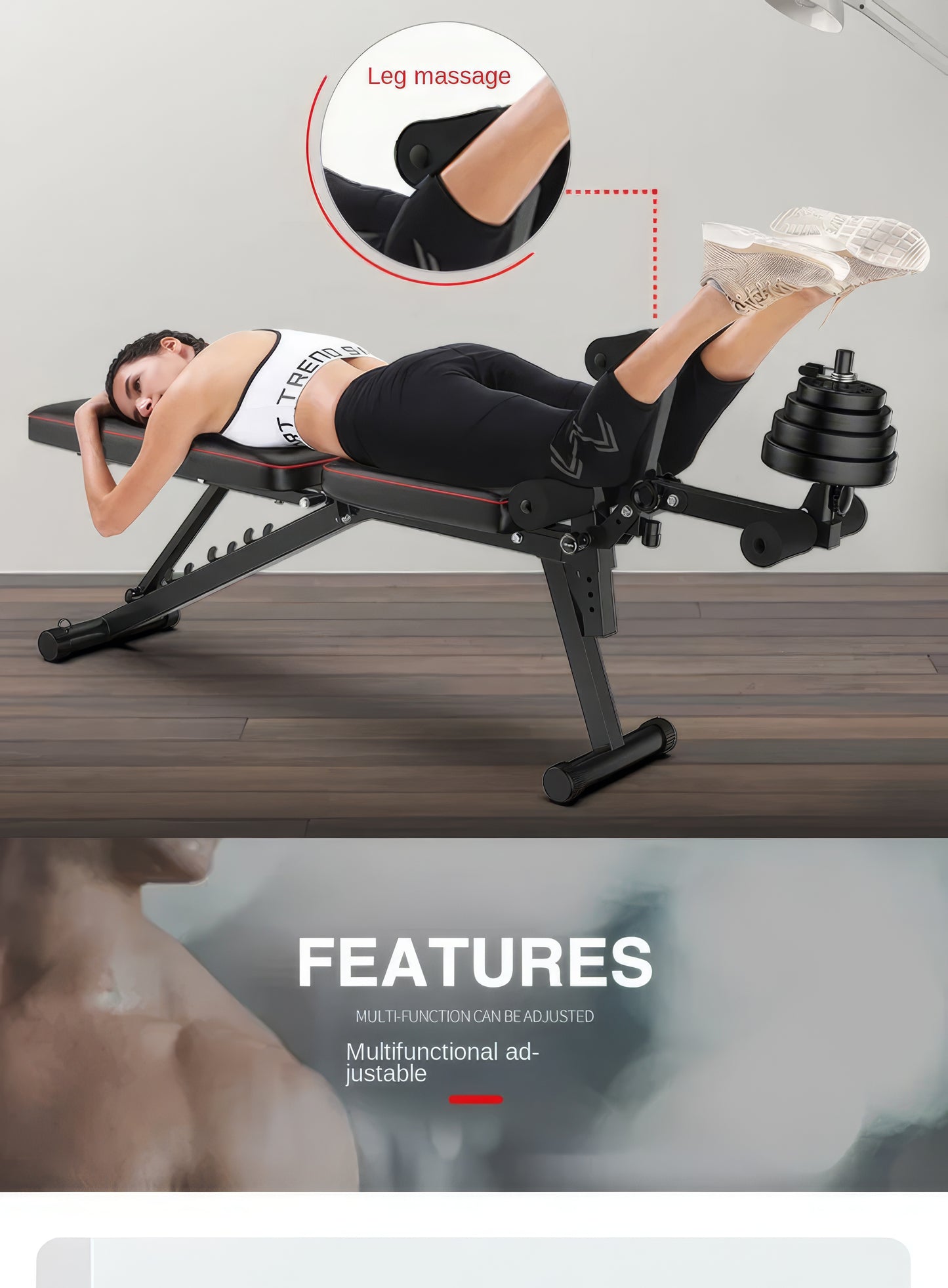 Draagbare Fitness Bench